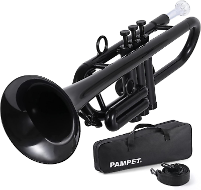 #ad Professional Plastic Trumpet C Trumpet Black $100.99