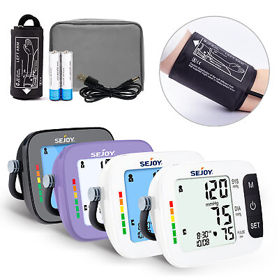 #ad Sejoy Blood Pressure Monitor Upper Arm Accurate Digital BP Machine Cuff Voice $25.83