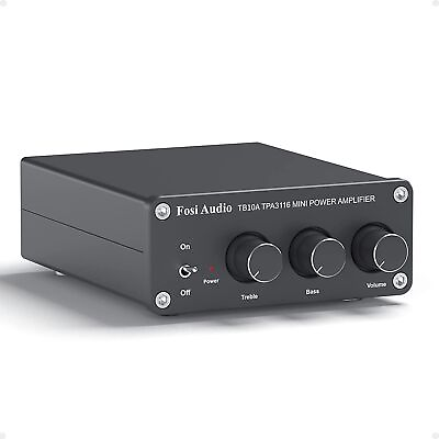 #ad Fosi Audio TB10A 2 Channel Stereo Audio Receiver Amplifier Mini Hi Fi Home Amp $59.99