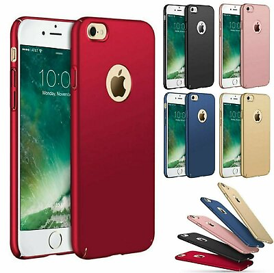 #ad Luxury Matte Ultra Thin Back Case Cover for Apple iPhone X 8 6 6s 7 Plus $4.89