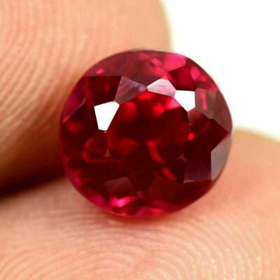 #ad Natural Ruby 7 MM Mogok stunning Top quality AAA Loose gemstone GIE Certified $12.99