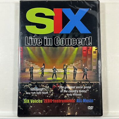 #ad SIX Live In Concert Brand New Sealed DVD RARE Sealed $21.57