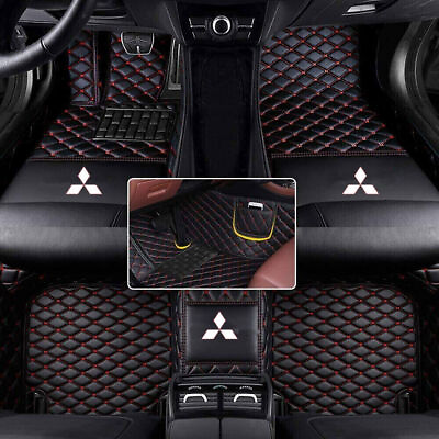 #ad For Mitsubishi Outlander 2002 2023 Car Floor Mats Luxury Waterproof Front Rear $36.31