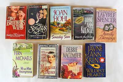 #ad #ad Lot of 9 PB Romance Novels Various Authors Family Blessings Wildest Hearts $13.00