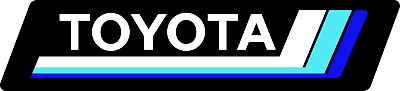 #ad TOYOTA Sticker Fits Retro Tacoma Tundra 4Runner Land Cruiser FJ Rav4 Set of 2 $4.49