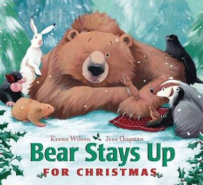 #ad Bear Stays Up for Christmas The Bear Books Board book By Karma Wilson GOOD $3.76