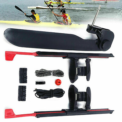 #ad Kayak Boat Tail Rudder Direction Control Steering System Kit with Foot Pedals $41.80