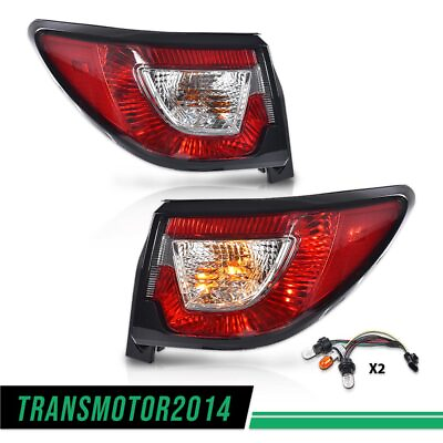 #ad Pair Red Tail Lights w bulbs LH amp; RH Fit For 2013 2017 Chevy Traverse LS LT LTZ $109.80