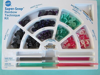 #ad SHOFU Dental SuperSnap Rainbow Technique Kit Ca Finishing amp; Polishing System $80.50
