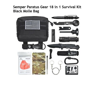 #ad Semper Paratus Gear Gifts for Men 18 In 1 Camping Survival Kit He will LOVE it $37.97