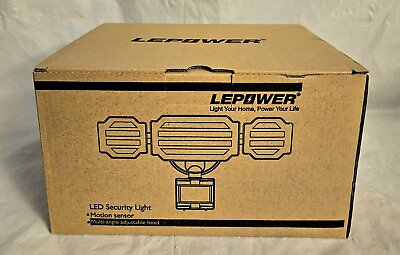 #ad LePower 45W LED Motion Sensor Security Lights Outdoor White 5200lm $35.00