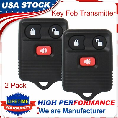 #ad #ad 2X Keyless Entry Car Remote Control Key Fob Transmitter Alarm For Ford F150 F250 $6.99