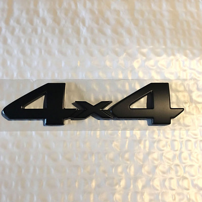 #ad #ad 1x OEM 4x4 Emblem Badge 3D Black Y1 for TUNDRA REAR Tailgate 2005 2018 4 X 4 $15.59