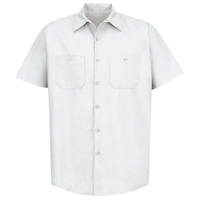 #ad #ad Red Kap Men#x27;s Short Sleeve Industrial Work Shirt $14.62