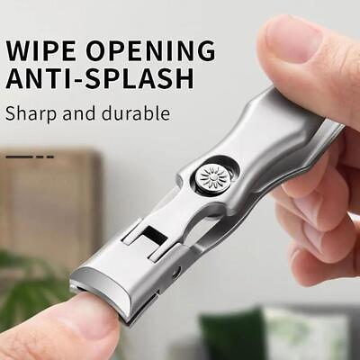 #ad Ultra Sharp Nail Clippers Steel Wide Jaw Opening Anti Splash Portable US $10.59