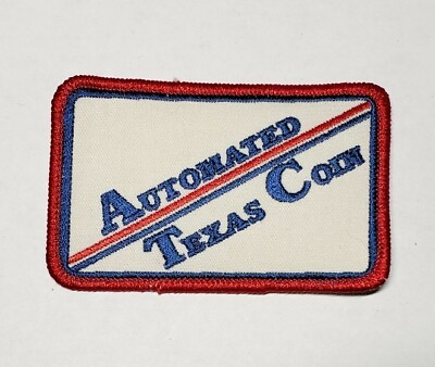 #ad Automated Texas Coin sew on patch new vintage 4quot; W x 2.5H $4.50