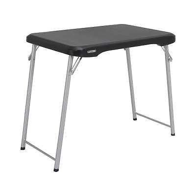 #ad Lifetime 30 inch Personal Rectangle Folding Table Indoor Outdoor Black 80668 $37.90