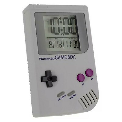 #ad Paladone Nintendo Gameboy Alarm Clock Official Super Mario Land Alarm Sounds $19.99