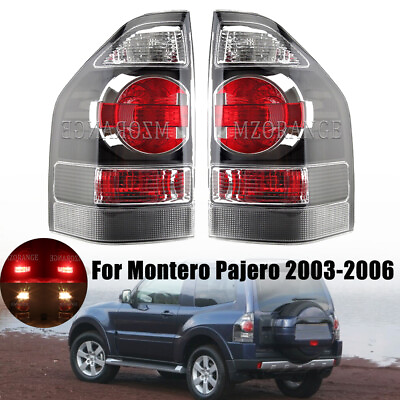 #ad Pair Rear Tail Lights Lamps For Mitsubishi Montero Pajero Shogun 2003 2006 LHRH $189.51