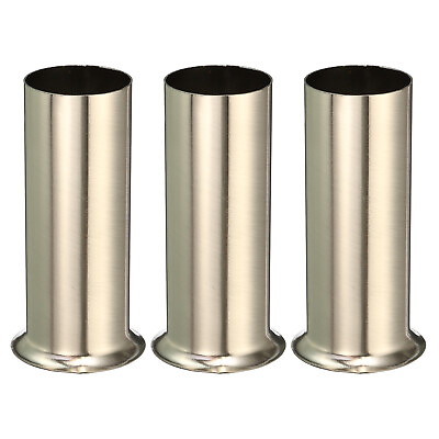 #ad Candle Socket Covers 3.1 Inch Base Holder Nickel Color 3 Pcs $8.65