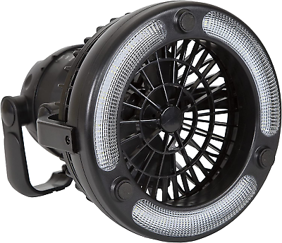 #ad 450 18 LED Camping Lantern with Fan Black $24.93