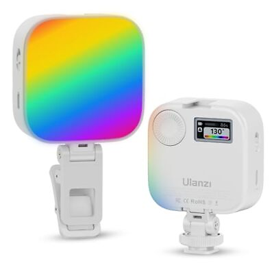 #ad ULANZI U60 RGB Video Lights White LED Camera Light 360° Full Color Portable P... $38.78