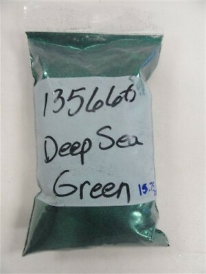 #ad METAL DEEP SEA GREEN GLITTER METAL FLAKE 135660 15.75 OUNCES MARINE BOAT $9.98