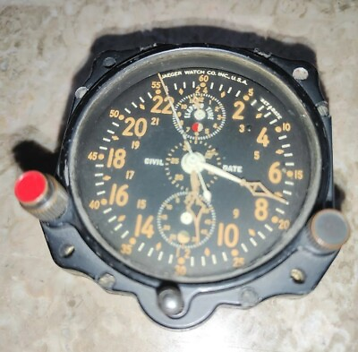 #ad Jaeger LeCoultre Cal 330 13J Civil Date Aircraft Clock Movement $999.99