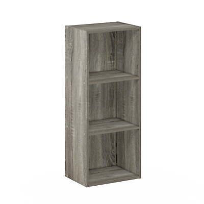 #ad Furinno Luder 3 Tier Open Shelf Bookcase French Oak $26.57