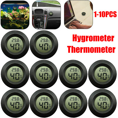 #ad 1 10x Mini Digital Hygrometer Thermometer Indoor Humidity Monitor Temperature $8.59