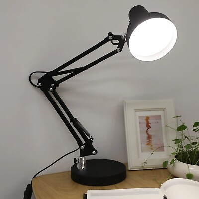 #ad Architect Desk Lamp Swing Arm Drafting LightBlack MetalLED Desk Lamp $25.09