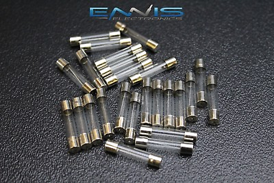 #ad 50 PACK 3 AMP AGC FUSES NICKEL PLATED GLASS FAST BLOW 1 1 4 1 4 INLINE AGC3 $13.95