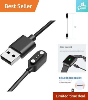 #ad Smart Watch Charger Magnetic USB Fast Charging Wide Compatibility 3.3FT $10.44