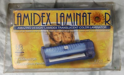 #ad Lamidex Color Laminator LX 235 Size A4 240mm 9 inch NEW Open Box $19.99