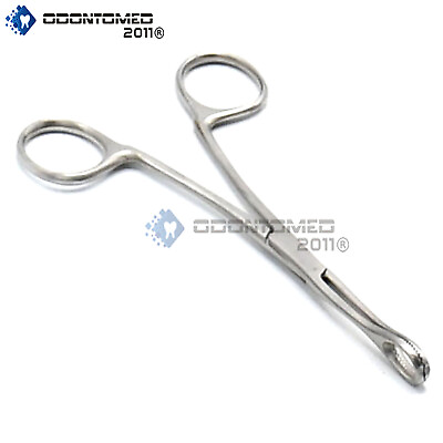 #ad Body Piercing Forceps Kit Hemostat Sponge Clamp 7quot; Straight Without Rat DS 1586 $7.05