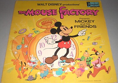 #ad Walt Disney **The Mouse Factory** {1972 Mickey Mouse Vinyl LP} DQ 1342 $3.00