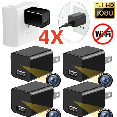#ad 4X Wall Camera 1080P Wireless Home Security CCTV Mini HD Hidden Cam Night Vision $70.29