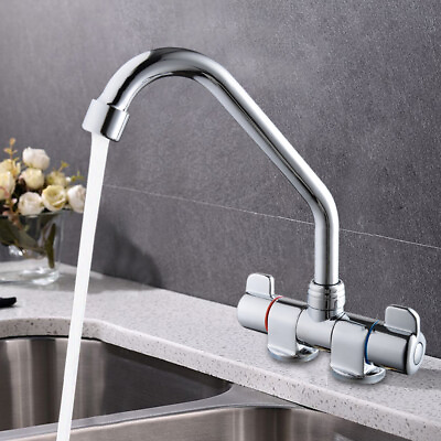#ad RV Caravan Boat Kitchen Foldable Faucet Hot Cold Water 360° Rotation Tap Folding $39.90