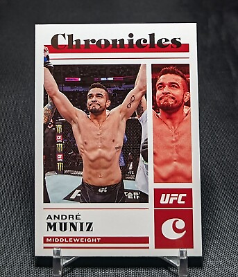 #ad Andre Muniz 2023 Panini Chronicles UFC Base Set Card #43 $1.50