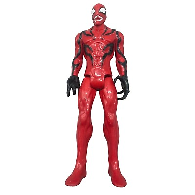 #ad 2016 Hasbro Marvel Carnage 11.5quot; Action Figure Hasbro Spiderman red READ $19.98