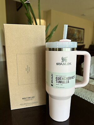 #ad STANLEY Quencher H2.0 Flowstate Clean Slate BLOOM 40 oz Tumbler $40.00