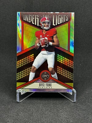 #ad 2023 Panini Legacy Bryce Young Under The Lights Rookie #UL BYO Panthers 🔥📈 $3.10