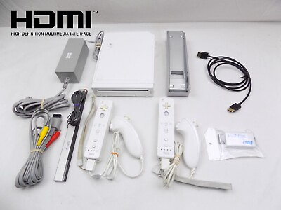 #ad Nintendo Wii Console HDMI Converter 2x Controller Sets Sensor Bar AU $129.00