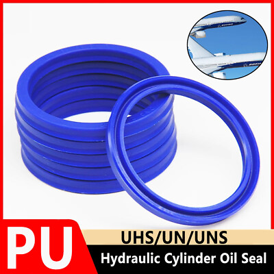 #ad Oil Seal Rings UN UNS UHS PU U cup Piston Hydraulic Rod Height 10mm Universal $120.39