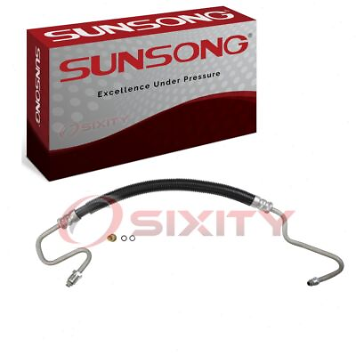 #ad Sunsong Power Steering Pressure Line Hose for 2000 2002 GMC Yukon Assembly js $39.50