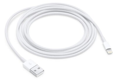 #ad BRAND NEW AUTHENTIC Apple MD819ZM A White USB Cable TO LIGHTNING 2M $5.95