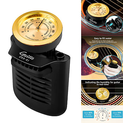 #ad 1PC Guitar Sound Hole Humidifier Hygrometer Humidity Instrument Accessories V1Z4 $11.99