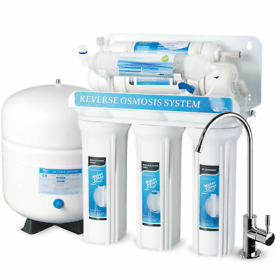 #ad 6 Stage Reverse Osmosis RO Drinking Water System with Alkaline pH Filter 75GPD $135.99