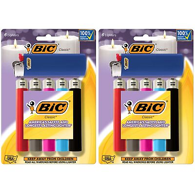 #ad #ad BIC Classic Lighter Assorted Colors 12 Pack Packaging May Vary $13.69