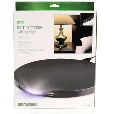 #ad Ideaworks USB Lamp Base with Night Light $14.99